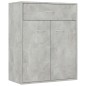 vidaXL Sideboard Betongrau 60x30x75 cm Holzwerkstoff vidaXL Sideboard Betongrau 60x30x75 cm Holzwerkstoff