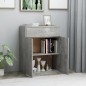 vidaXL Sideboard Betongrau 60x30x75 cm Holzwerkstoff vidaXL Sideboard Betongrau 60x30x75 cm Holzwerkstoff