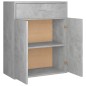 vidaXL Sideboard Betongrau 60x30x75 cm Holzwerkstoff vidaXL Sideboard Betongrau 60x30x75 cm Holzwerkstoff