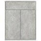 vidaXL Sideboard Betongrau 60x30x75 cm Holzwerkstoff vidaXL Sideboard Betongrau 60x30x75 cm Holzwerkstoff