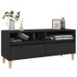 vidaXL TV-Schrank Schwarz 100x34,5x44,5 cm Holzwerkstoff vidaXL TV-Schrank Schwarz 100x34,5x44,5 cm Holzwerkstoff