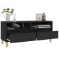 vidaXL TV-Schrank Schwarz 100x34,5x44,5 cm Holzwerkstoff vidaXL TV-Schrank Schwarz 100x34,5x44,5 cm Holzwerkstoff