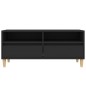vidaXL TV-Schrank Schwarz 100x34,5x44,5 cm Holzwerkstoff vidaXL TV-Schrank Schwarz 100x34,5x44,5 cm Holzwerkstoff