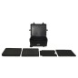 Flugkoffer mit Rollen Schwarz 58x45x27 cm PP Flugkoffer mit Rollen Schwarz 58x45x27 cm PP