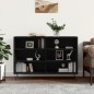 vidaXL Sideboard Schwarz 103,5x35x70 cm Holzwerkstoff vidaXL Sideboard Schwarz 103,5x35x70 cm Holzwerkstoff