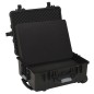 Flugkoffer mit Rollen Schwarz 58x45x27 cm PP Flugkoffer mit Rollen Schwarz 58x45x27 cm PP
