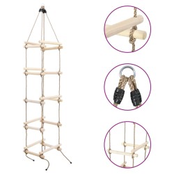 vidaXL Kinder-Strickleiter 200 cm Holz 