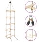 vidaXL Kinder-Strickleiter 200 cm Holz vidaXL Kinder-Strickleiter 200 cm Holz