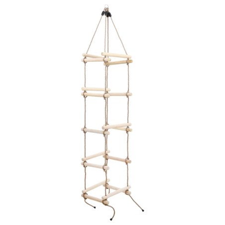 vidaXL Kinder-Strickleiter 200 cm Holz 