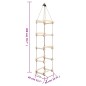 vidaXL Kinder-Strickleiter 200 cm Holz vidaXL Kinder-Strickleiter 200 cm Holz