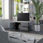 vidaXL TV-Schrank Hochglanz-Grau 80x34x36 cm Holzwerkstoff vidaXL TV-Schrank Hochglanz-Grau 80x34x36 cm Holzwerkstoff