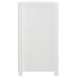 vidaXL Beistellschrank Weiß 100x40x72 cm Massivholz Kiefer vidaXL Beistellschrank Weiß 100x40x72 cm Massivholz Kiefer