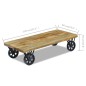 vidaXL Couchtisch Mangoholz 120x60x30 cm vidaXL Couchtisch Mangoholz 120x60x30 cm