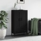 vidaXL Highboard Schwarz 69,5x31x115 cm Holzwerkstoff vidaXL Highboard Schwarz 69,5x31x115 cm Holzwerkstoff