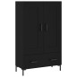 vidaXL Highboard Schwarz 69,5x31x115 cm Holzwerkstoff vidaXL Highboard Schwarz 69,5x31x115 cm Holzwerkstoff