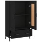 vidaXL Highboard Schwarz 69,5x31x115 cm Holzwerkstoff vidaXL Highboard Schwarz 69,5x31x115 cm Holzwerkstoff