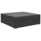 vidaXL 5-tlg. Garten-Lounge-Set mit Kissen Poly Rattan Schwarz vidaXL 5-tlg. Garten-Lounge-Set mit Kissen Poly Rattan Schwarz