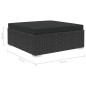 vidaXL 5-tlg. Garten-Lounge-Set mit Kissen Poly Rattan Schwarz vidaXL 5-tlg. Garten-Lounge-Set mit Kissen Poly Rattan Schwarz
