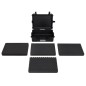 Flugkoffer Tragbar Schwarz 52x40x19 cm PP Flugkoffer Tragbar Schwarz 52x40x19 cm PP