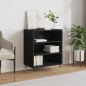 vidaXL Sideboard Schwarz 57x35x70 cm Holzwerkstoff vidaXL Sideboard Schwarz 57x35x70 cm Holzwerkstoff