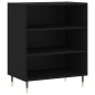 vidaXL Sideboard Schwarz 57x35x70 cm Holzwerkstoff vidaXL Sideboard Schwarz 57x35x70 cm Holzwerkstoff