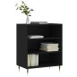 vidaXL Sideboard Schwarz 57x35x70 cm Holzwerkstoff vidaXL Sideboard Schwarz 57x35x70 cm Holzwerkstoff