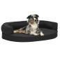 vidaXL Hundematratze Ergonomisch 75x53 cm Leinenoptik Schwarz vidaXL Hundematratze Ergonomisch 75x53 cm Leinenoptik Schwarz
