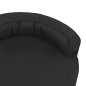 vidaXL Hundematratze Ergonomisch 75x53 cm Leinenoptik Schwarz vidaXL Hundematratze Ergonomisch 75x53 cm Leinenoptik Schwarz