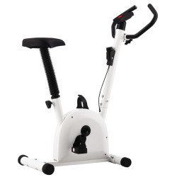 vidaXL Heimtrainer mit Gurtwiderstand Weiß