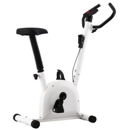 vidaXL Heimtrainer mit Gurtwiderstand Weiß