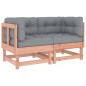 vidaXL Ecksofas mit Kissen 2 Stk. Massivholz Douglasie vidaXL Ecksofas mit Kissen 2 Stk. Massivholz Douglasie