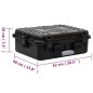 Flugkoffer Tragbar Schwarz 52x40x19 cm PP Flugkoffer Tragbar Schwarz 52x40x19 cm PP