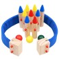vidaXL Kegelspiel Mehrfarbig Kiefernholz vidaXL Kegelspiel Mehrfarbig Kiefernholz