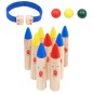 vidaXL Kegelspiel Mehrfarbig Kiefernholz vidaXL Kegelspiel Mehrfarbig Kiefernholz