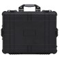 Flugkoffer mit Rollen Schwarz 63x50x23 cm PP Flugkoffer mit Rollen Schwarz 63x50x23 cm PP