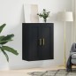 vidaXL Wandschrank Schwarz 69,5x34x90 cm Holzwerkstoff vidaXL Wandschrank Schwarz 69,5x34x90 cm Holzwerkstoff