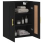 vidaXL Wandschrank Schwarz 69,5x34x90 cm Holzwerkstoff vidaXL Wandschrank Schwarz 69,5x34x90 cm Holzwerkstoff
