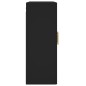 vidaXL Wandschrank Schwarz 69,5x34x90 cm Holzwerkstoff vidaXL Wandschrank Schwarz 69,5x34x90 cm Holzwerkstoff