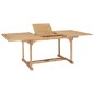 vidaXL Ausziehbarer Gartentisch 150-200 x 100 x 75 cm Massivholz Teak vidaXL Ausziehbarer Gartentisch 150-200 x 100 x 75 cm Massivholz Teak