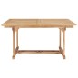 vidaXL Ausziehbarer Gartentisch 150-200 x 100 x 75 cm Massivholz Teak vidaXL Ausziehbarer Gartentisch 150-200 x 100 x 75 cm Massivholz Teak