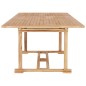 vidaXL Ausziehbarer Gartentisch 150-200 x 100 x 75 cm Massivholz Teak vidaXL Ausziehbarer Gartentisch 150-200 x 100 x 75 cm Massivholz Teak