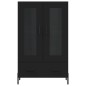 vidaXL Highboard Schwarz 69,5x31x115 cm Holzwerkstoff vidaXL Highboard Schwarz 69,5x31x115 cm Holzwerkstoff