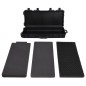 Flugkoffer mit Rollen Schwarz 96x42x16 cm PP Flugkoffer mit Rollen Schwarz 96x42x16 cm PP