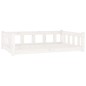 vidaXL Hundebett Weiß 105,5x75,5x28 cm Massivholz Kiefer vidaXL Hundebett Weiß 105,5x75,5x28 cm Massivholz Kiefer