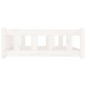 vidaXL Hundebett Weiß 105,5x75,5x28 cm Massivholz Kiefer vidaXL Hundebett Weiß 105,5x75,5x28 cm Massivholz Kiefer
