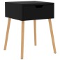 vidaXL Nachttisch Hochglanz-Schwarz 40x40x56 cm Holzwerkstoff vidaXL Nachttisch Hochglanz-Schwarz 40x40x56 cm Holzwerkstoff