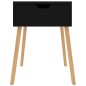 vidaXL Nachttisch Hochglanz-Schwarz 40x40x56 cm Holzwerkstoff vidaXL Nachttisch Hochglanz-Schwarz 40x40x56 cm Holzwerkstoff