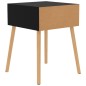 vidaXL Nachttisch Hochglanz-Schwarz 40x40x56 cm Holzwerkstoff vidaXL Nachttisch Hochglanz-Schwarz 40x40x56 cm Holzwerkstoff
