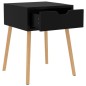 vidaXL Nachttisch Hochglanz-Schwarz 40x40x56 cm Holzwerkstoff vidaXL Nachttisch Hochglanz-Schwarz 40x40x56 cm Holzwerkstoff