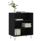 vidaXL Sideboard Schwarz 57x35x70 cm Holzwerkstoff vidaXL Sideboard Schwarz 57x35x70 cm Holzwerkstoff